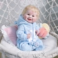 thumbnail image 3 of 55cm/22in Realista Baby Doll Reborn Baby Dolls Silicona Suave Completo, 3 of 7