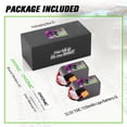 thumbnail image 2 of OVONIC 22.2V Lipo 1550 mAh 150C Lipo Battery with XT60 Plug ?2 Pack?, 2 of 6
