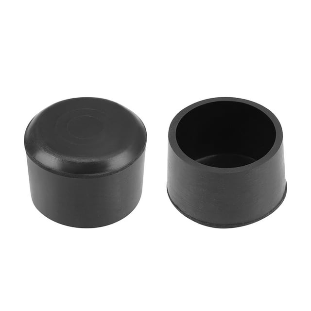 Tapas de Mueble de Caucho Uxcell 1.26" Diámetro Interior Cubiertas Deslizadores para Patas de Mesa y Sillas 4Pcs