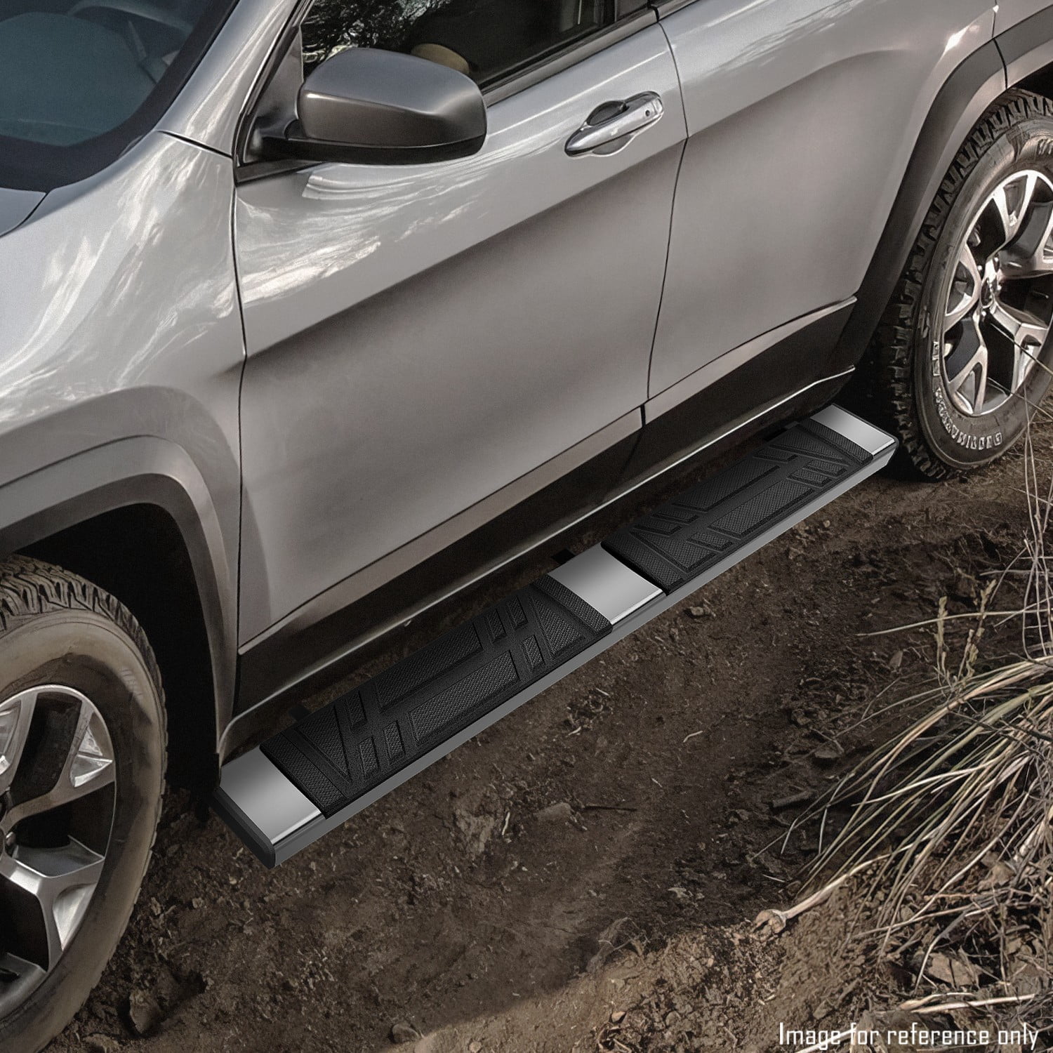 DNA Motoring 6.5" Side Step Nerf Bars Running Boards for 2014-2023 Jeep Cherokee