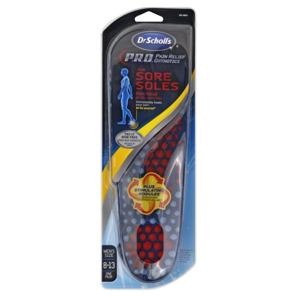 dr scholl's sore soles pain relief orthotics