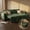 Green, variant on 82" Modular Sleeper Sofa Bed with Pull Out Couch, L-Shaped Sectional with 400L Large Storage Chaise, Breathable Chenille Fabric, Green