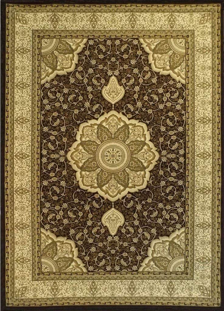 Elegance Persian Style Traditional Area, Chocolate Brown Area Rug 8 215 10