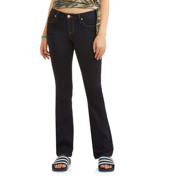millimeter eskalere tyveri Cherry Blossom Juniors' Classic Slim Bootcut Jeans - Walmart.com