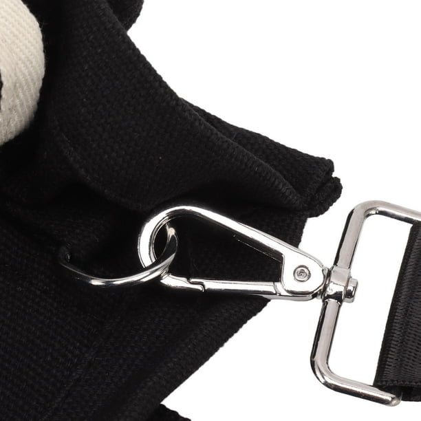 Canvas Tote Bag Waterproof Abrasion Resistant Adjustable Strap Casual Shoulder Handbag for School Office Travel Black Walmart