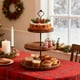 thumbnail image 3 of Soporte De Postres De Madera Soporte navideño de madera para postres (1 unidad, 38 x 25 cm), bandeja Rkxzt, 3 of 8