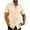 Khaki#2, variant on Summer Savings Clearance! Titcea Mens Shirts Solid Color Lapel Cotton Linen Buttons Short Sleeve Double Pockets Shirt Hawaii Beach Vacation Summer Party Casual T Shirts