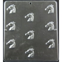 1336 Horse Head Western Pony Chocolate Candy Mold