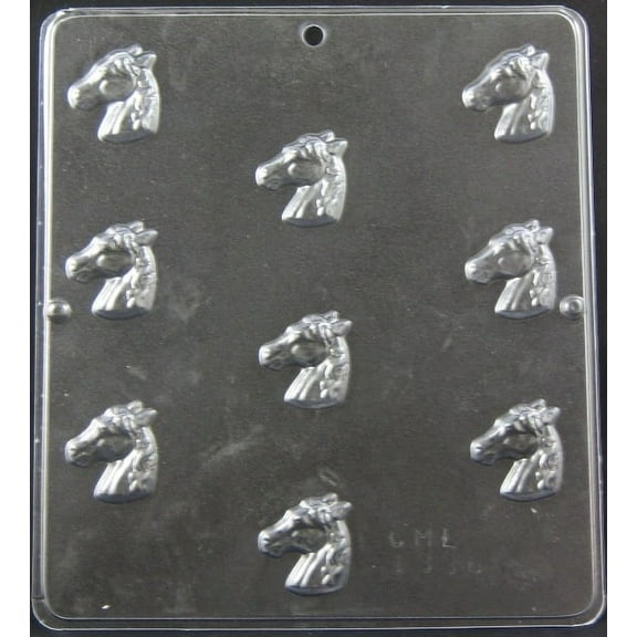 1336 Horse Head Western Pony Chocolate Candy Mold