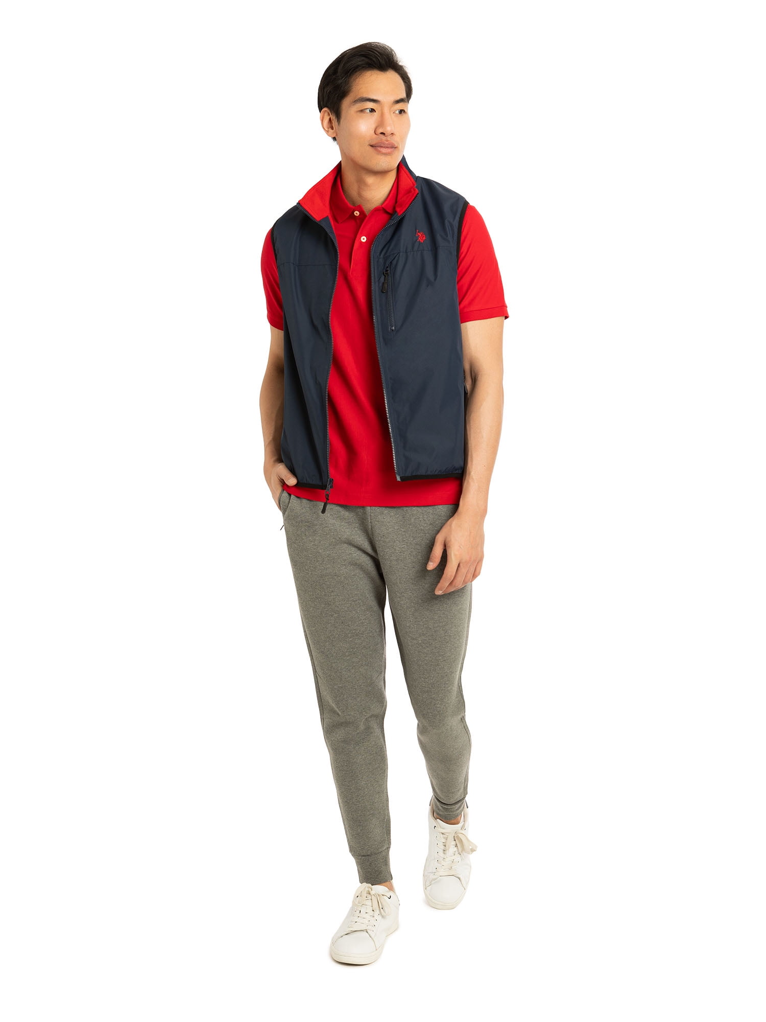 U.S. Polo Assn. Men's & Big Men's Fleece Lined Vest, Sizes S-3XL
