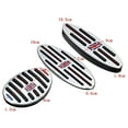 thumbnail image 3 of Etiqueta engomada del Pedal del freno del embrague del combustible del coche de aleación de aluminio para Mini Cooper Jcw S R55 R56 R60 R61 F54 F, 3 of 4