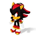 thumbnail image 2 of Sonic Shadow Plush Clip 8 inch Soft Toy Character Bag Keychain Accessory, 2 of 7