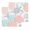 Coral Pink Turquoise, variant on Blue Beige Coastal Turtle Dish Towels Set, Waffle Weave Kitchen Towels 3 Pieces, Ocean Coral Nautical Microfiber Hair Face Bath Tea Towel Absorbent Quick Drying Cleaning Dish Cloths, 12"x12"
