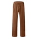 thumbnail image 4 of Pantalones largos para hombre, moda de verano, lisos, informales, con cintura elástica y bolsillos, 4 of 5