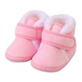 thumbnail image 3 of Glisme Baby Boots Comfortable Soft Sole Toddler Shoes Warm Baby Toddler Shoes Boots Versatile Pink Boots Size 6-12 Months, 3 of 9