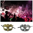thumbnail image 4 of Qarigey Envolturas de media cara Accesorios antiguos Patrones de baile Accesorios de disfraces Decoración de fiesta Regalos Halloween Damas Ropa, zapatos y accesorios Miscelánea oro antiguo, 4 of 6
