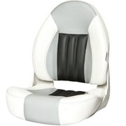 Tempress 68454 Probax High-Back Orthopedic Boat Seat - White/Gray/Carbon