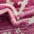 thumbnail image 2 of Jill Zarin Uptown Collection Area Rug - Carnegie Hill (5' 3" Round Pink/Ivory), 2 of 5