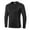 Black gray line, variant on Men's Athletic Long Sleeve Compression Shirts Fitness Long-sleeved Tight-fitting Quick-drying Training Sportswear High-elastic Running Sweat Wicking T-shirt Top