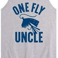 thumbnail image 2 of Instant Message - One Fly Uncle - Men's Jersey Tank, 2 of 5