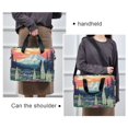 thumbnail image 6 of FORMRS 16" Laptop Bag Carrying Sleeve Case with Handle Travel Shoulder Briefcase, Floral Mountain, 6 of 8