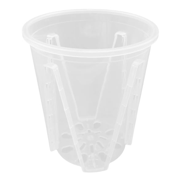 Jierger Transparent Thickened Plastic Tall Flower Pot, Large Capacity Breathable Permeable Indoor Outdoor DIY Greenery Plant Pot, for Home Garden Patio Balcony Decor