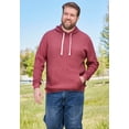 thumbnail image 2 of KingSize Men's Big & Tall Waffle-Knit Thermal Hoodie, 2 of 3