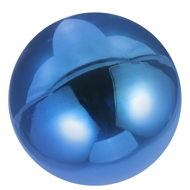 Greenadscape 15Inch Navy Stainless Steel Gazing Ball 1Set For Garden And Yard Outdoor Decorative Use
