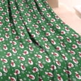 thumbnail image 3 of Green Christmas Snowman Pattern Blanket,Comfortable Soft Lamb Wool Throw Blanket,All Season,Warm Lightweight Blankets for Sofa Bed Couch Living Room Chair,30"x40", 3 of 4
