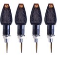 thumbnail image 2 of Humo 4 Piezas Indicadores de Motocicleta 14 LED Luces de Señal de Giro 12 V Indicador Giratorio Impermeable Intermitente Universal para Motocicleta Scooter Quad Cruiser Off R, 2 of 5