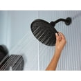 thumbnail image 2 of Moen 220R3BL Verso Adjustable 9 inch Rainshower Spray Head, Matte Black, 2 of 9