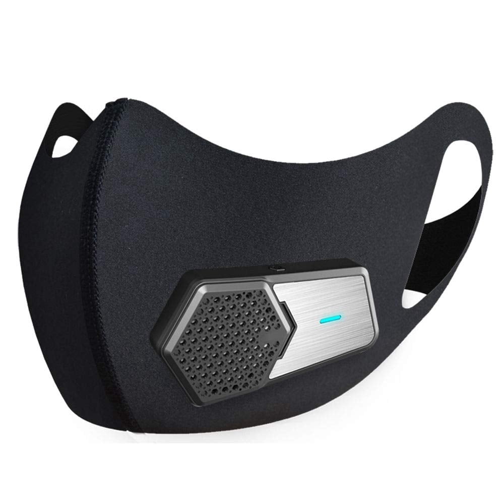 Personal Smart Electric Air Kn95 Face Mask,Reusable Wearable Air Kn95 Mask,With Fan for Air Supply, Used for Cycling,Running, Weeding, Outdoor Sports
