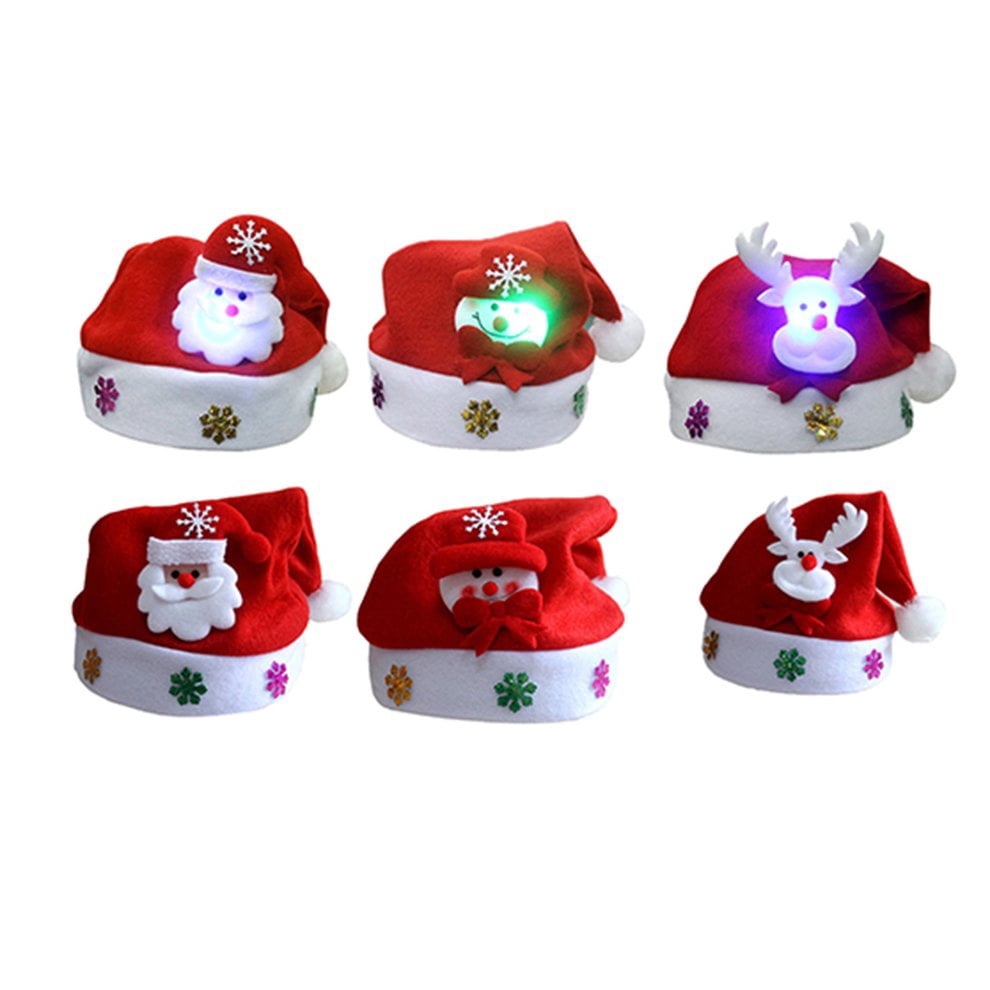 decorated christmas hats