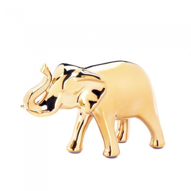 SMALL GOLDEN ELEPHANT FIGURE - Walmart.com - Walmart.com