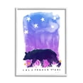 thumbnail image 4 of Stupell Industries California Stars Vivid Bear Under Starry Sky Graphic Art White Framed Art Print Wall Art, Design by Shane Donahue, 4 of 5