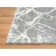thumbnail image 4 of HR Ultra-Soft Carbon Grey Shaggy Rug with Elegant Marble Pattern  Luxurious High Pile Area Rug for Contemporary Home Dcor, 4 of 6