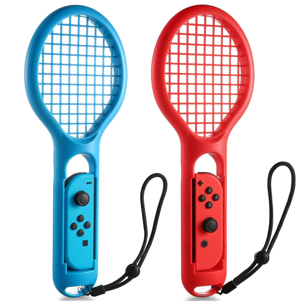 TekDeals Tennis Racket For Nintendo Switch JoyCon Accessories for