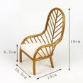 thumbnail image 5 of Walbest Dollhouse Chair Multi-purpose Good Craftsmanship Ornamental Dollhouse Metal Wrought Iron Sofa Chair for 1/6 Doll House, 5 of 7