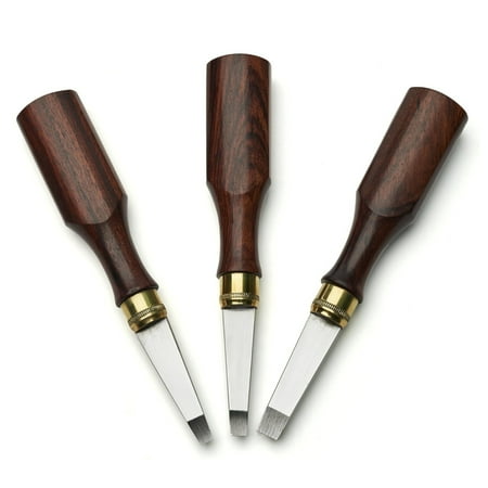 Kings County Tools 3-Piece 3/16", 1/4" and 5/16" Flathead Hollow Ground Gunsmith Screwdriver Set