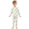 thumbnail image 3 of joogoo Vintage Cows 2 Piece Long Sleeve Tee and Pants Cotton Pajama Set 5Y, 3 of 7