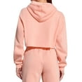 thumbnail image 5 of Liacowi Women Juniors Cropped Hoodies Solid Color Drawstring Sweatshirts Long Sleeve Casual Workout Crop Pullovers Tops, 5 of 6