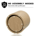 thumbnail image 4 of Williamspace Round Coffee Table Set of 2, Nesting Table Set Side End Table for Living Room,Natural, 4 of 6