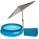 thumbnail image 1 of Alberca Inflable + Hielera Portatil 48 Qt + Sombrilla Jardín azul Grande, 1 of 9