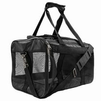 Deluxe Airline Approved Soft Sided Dog & Cat Carrier, Black, Large