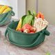 thumbnail image 5 of XWSHYW Aparatos de Utensilios de Cocina. Colador de Frutas, Cesta de Drenaje de Doble Capa, Cesta de Drenaje de Frutas y Verduras Portátil Expandible, Caja de Almacenamiento, Organizador de Verduras, 5 of 6