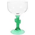 thumbnail image 1 of DEBGFS Cactus Wine Glass Margarita Glasses Eyeglasses Drinking Cocktail Banquet Transparent,none,none, 1 of 6