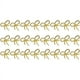 thumbnail image 1 of 24 Piezas Anillo de Servilleta de Oro Simple Mariposa Pajarita Servilleta Hebilla Hotel Restaurante Anillo de Tela de Boca Anillo de Servilleta de Metal, 1 of 5