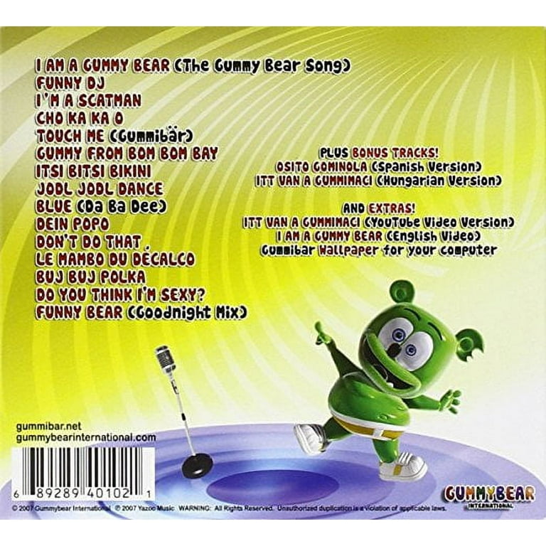 The Gummy Bear Lyrics Song - Long English Version Children's Popular song 
