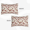 thumbnail image 2 of Rateoe Mushroom Pattern Pillow Covers with Invisible Zipper(Pillows are not Included) Standard Pillowcases-14"x20", 2 of 6