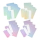 thumbnail image 1 of GOOHOCHY 4 juegos de papelería con sobres, cartas, sobres degradados, ideal para bodas, festivales, cumpleaños y más., 1 of 8